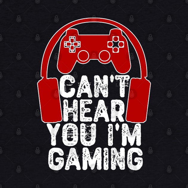 Can't Hear You I'm Gaming by Yyoussef101